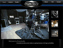 Tablet Screenshot of drumstudio.ie